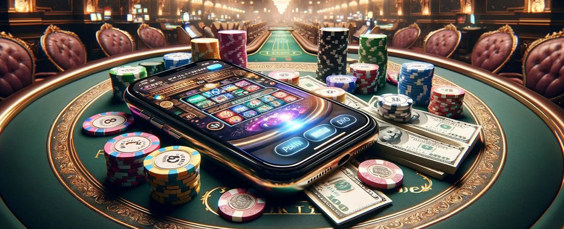 King PH Website - Dynamic online casino background